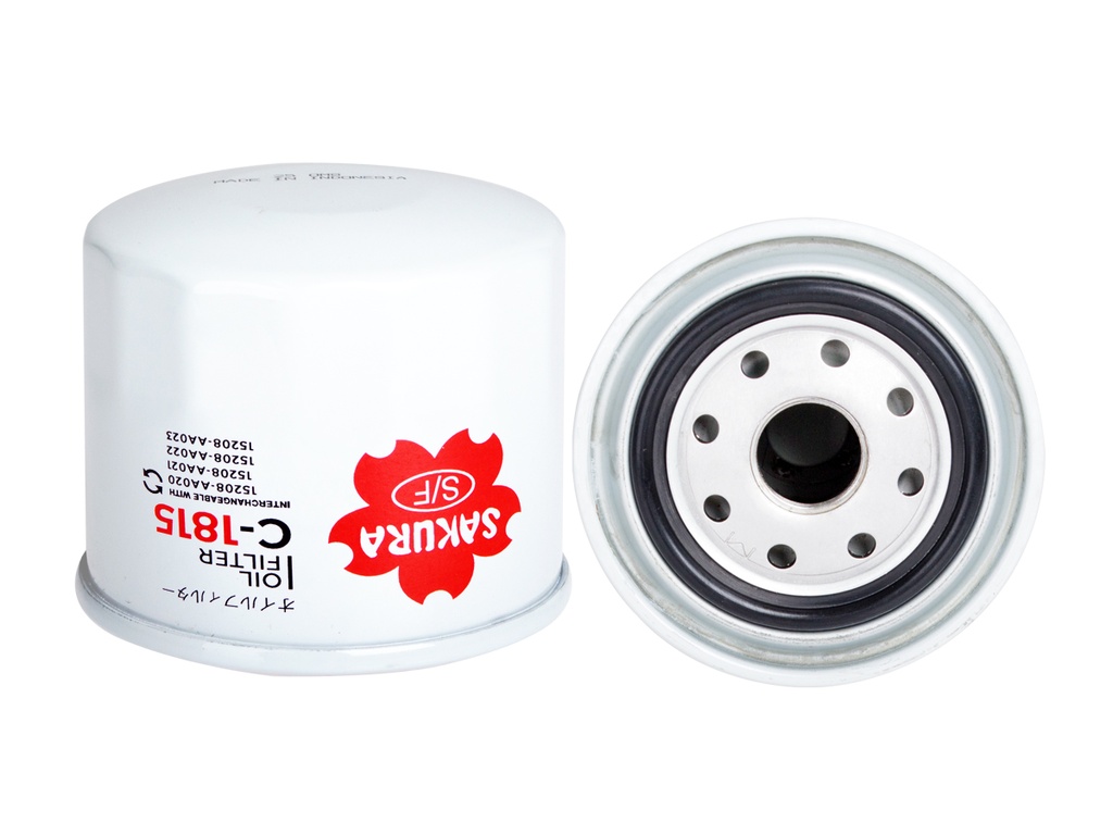 FILTRO DE ACEITE, M20*1,5 ISUZU, CHEVROLET / NISSAN FRONTIER/MAZDA/RENAULT/SUZUKI/ HONDA/GREAT WALL/JEEP/KIA - SAKURA