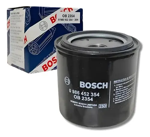 [OB 2354] FILTRO DE ACEITE M20*1,5, HYUNDAI (ACCENT I10 I20), KIA (RIO, PICANTO, SOLUTO) MAZDA, MITSUBISHI, NISSAN, RENAULT, SUBARU - BOSCH