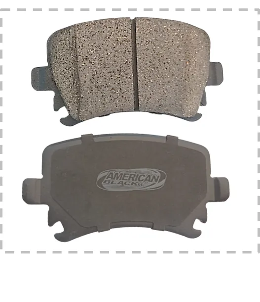 [ABD1108C] JGO. PASTILLAS DE FRENO POST., AUDI (A3,A4,A6 04/09) REAR, VOLKSWAGEN (PASSAT/JETTA-2005-06/TIGUAN 07/18) - AMERICAN BLACK