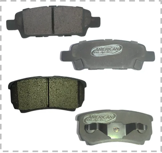 [ABD1037C] JGO. PASTILLAS DE FRENOS POST., DODGE (CALIBER), JEEP (COMPASS), MITSUBISHI (LANCER) - AMERICAN BLACK