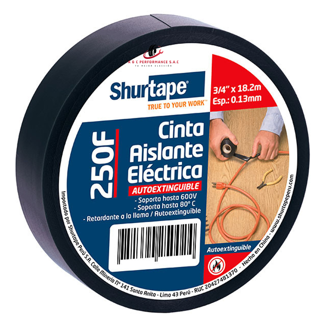 [250F] CINTA AISLANTE ELÉCTRICA - SHURTAPE