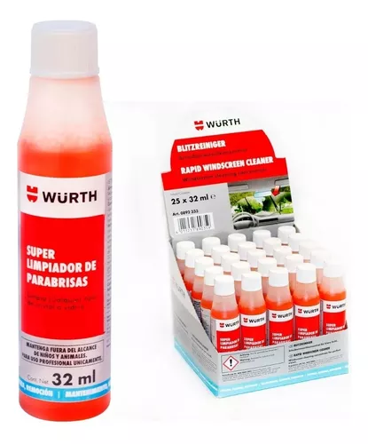 [0892 333 700] CHAMPÚ LIMPIA PARABRISAS x 32ml - WURTH