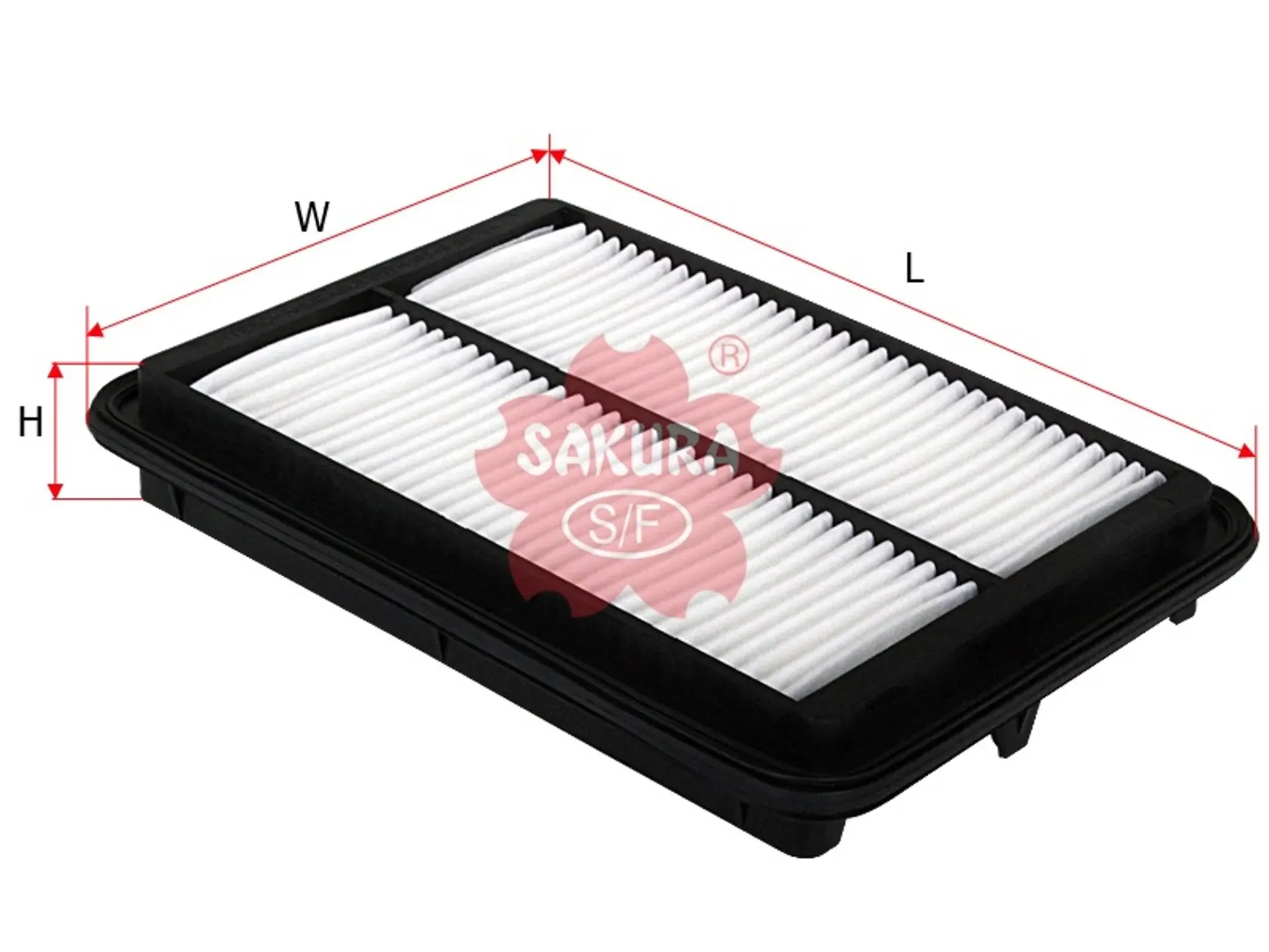 [A-1880] FILTRO DE AIRE, NISSAN (NP300/ FRONTIER NAVARA 2.5) - SAKURA