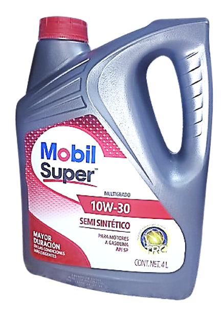 [651305] ACEITE M-SUPER MULTIGRADO/SEMISINTETICO 10W-30 x 4l - MOBIL SUPER
