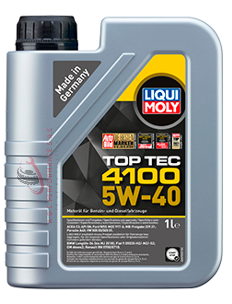 [LM9510] ACEITE DE MOTOR 5W-40 TOP TEC 4100 x 1l - LIQUI MOLY