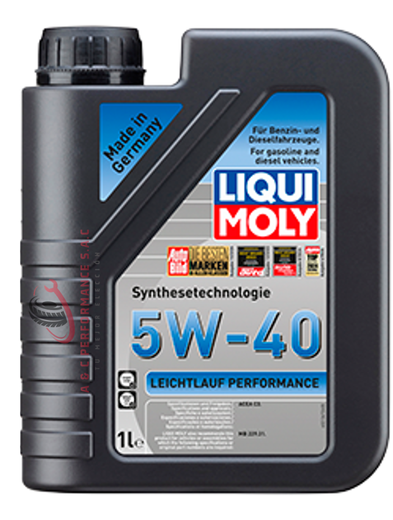 [LM21367] ACEITE DE MOTOR LEICHTLAUF PERFORMANCE/ 5W-40 x 1l - LIQUI MOLY