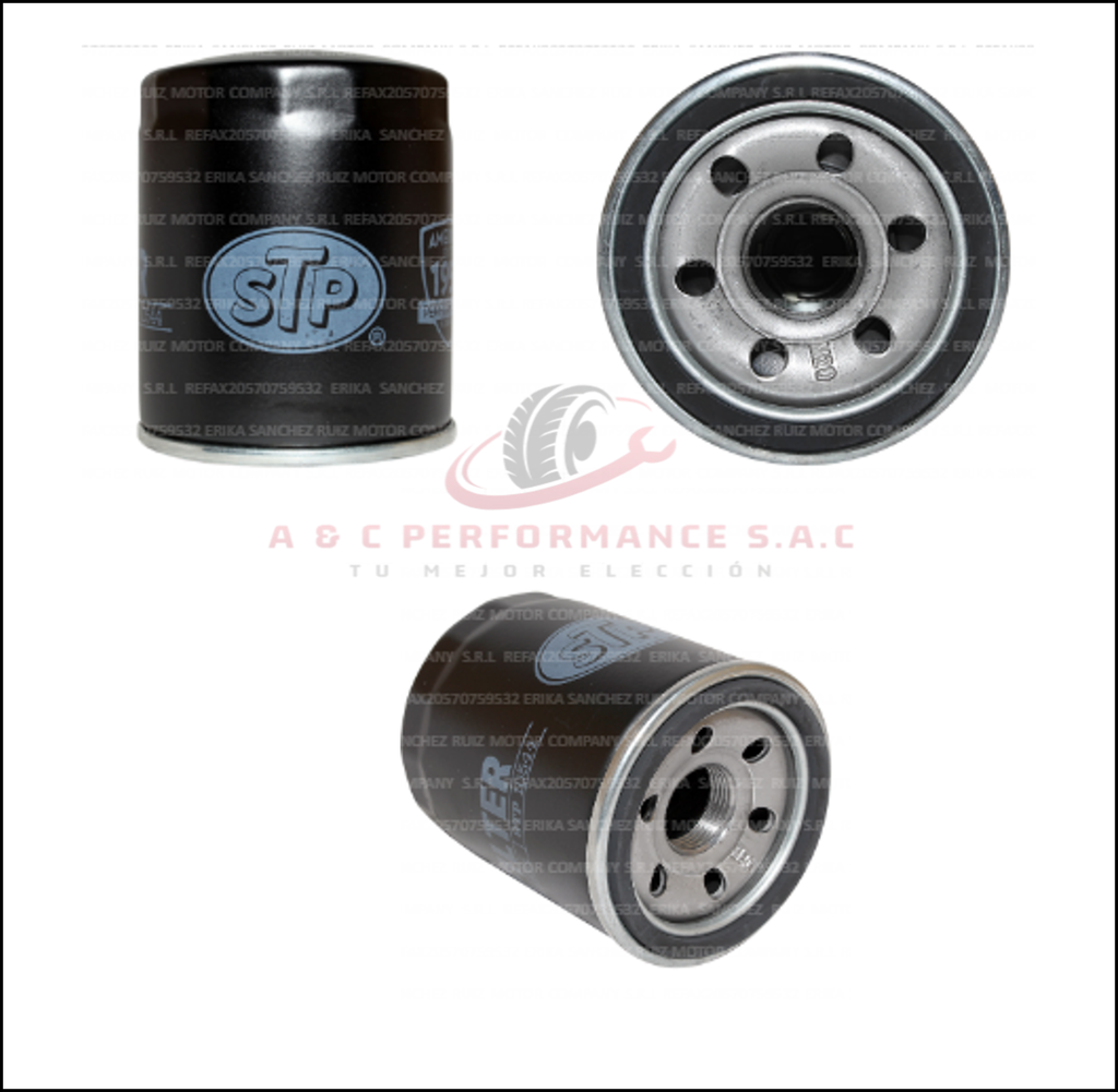 FILTRO DE ACEITE M20, GREAT WALL/CHERY, HONDA(CIVIC,CRV,HRV), MT(L200), NISSAN... - STP