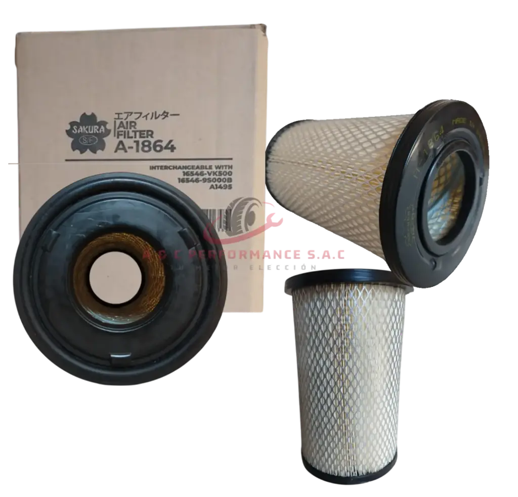[A-1864] FILTRO DE AIRE, NISSAN (NAVARA/NP300)... - SAKURA