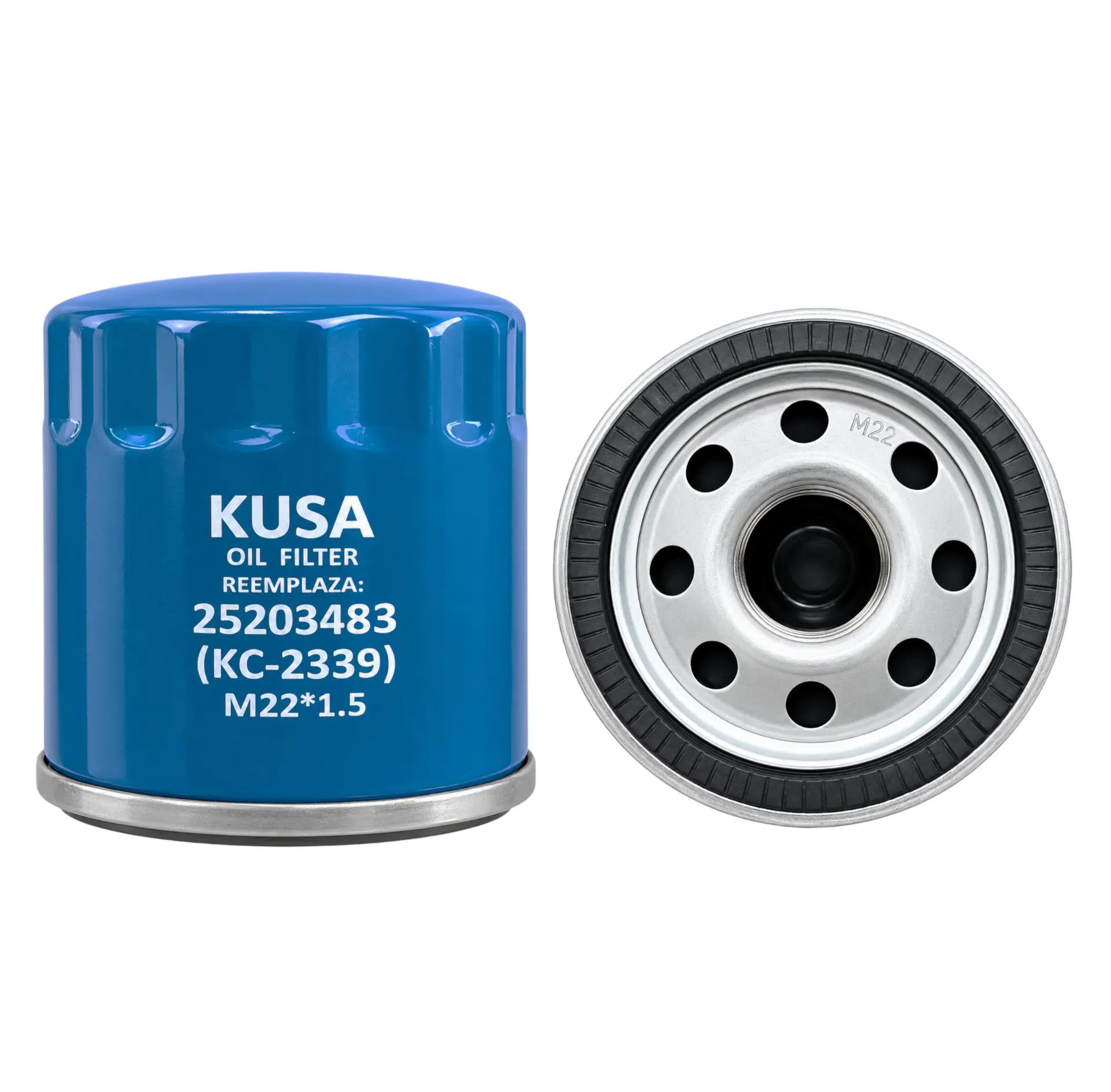 FILTRO DE ACEITE M22*1.5, CHEVROLET (ONIX 19-UP), GEELY JEEP... - KUSA
