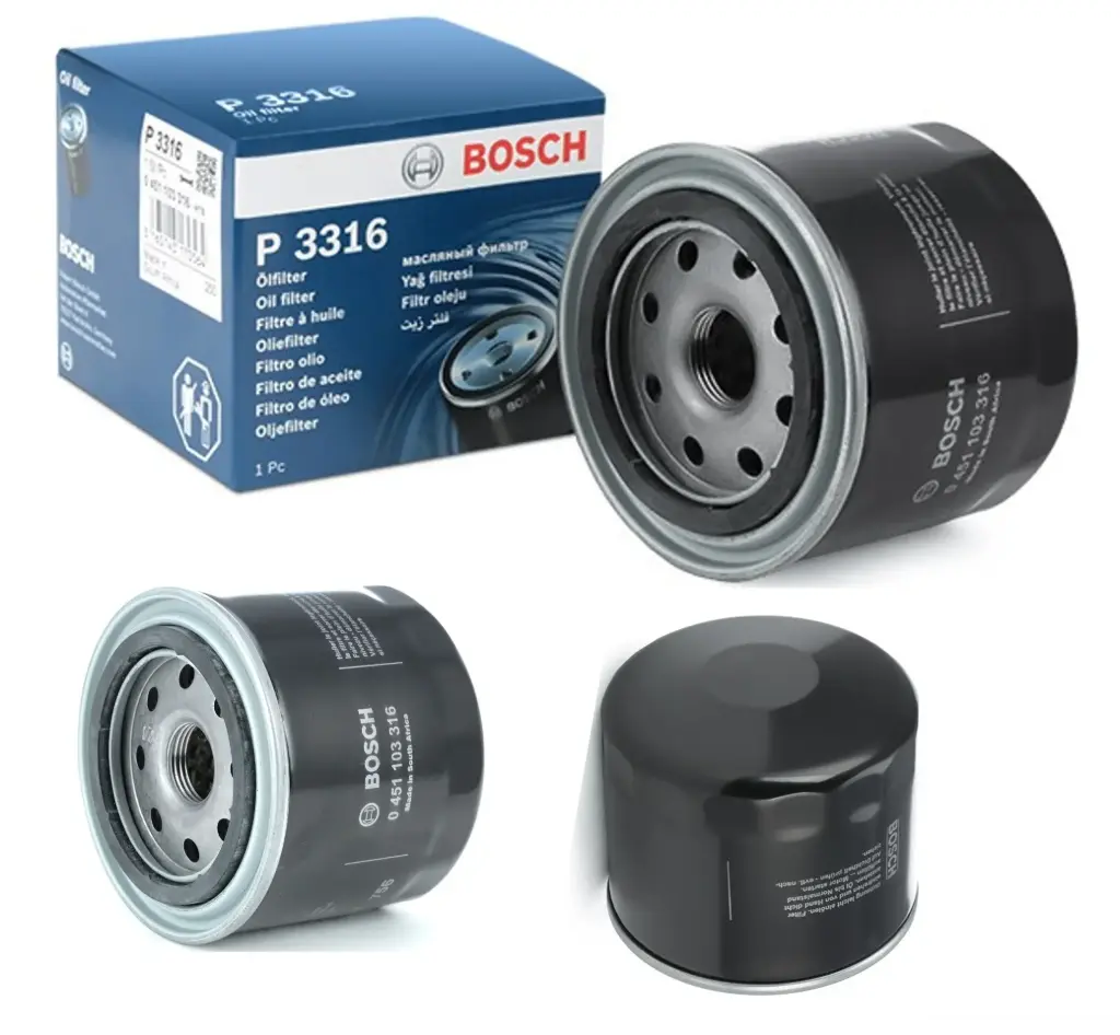 FILTRO DE ACEITE M20*1.5, HYUNDAI (ACCENT/ELANTRA), KIA (RIO/CERATO), MAZDA, MITSUBISHI/ NISSAN... - BOSCH