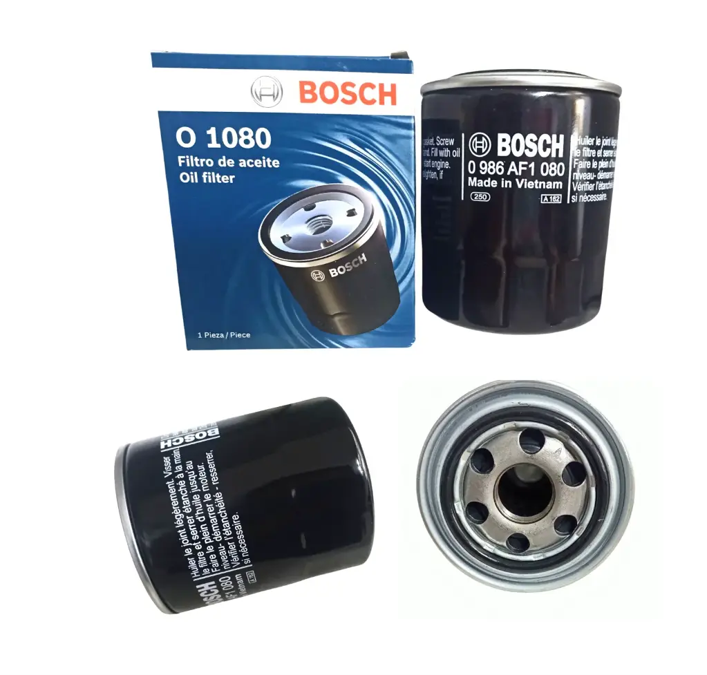 [O 1080] FILTRO DE ACEITE M26, HYUNDAI (H1, H100…)/KIA (K2700…) / MAZDA (B2500) / MITSUBISHI (L200, MONTERO, PAJERO… )  - BOSCH