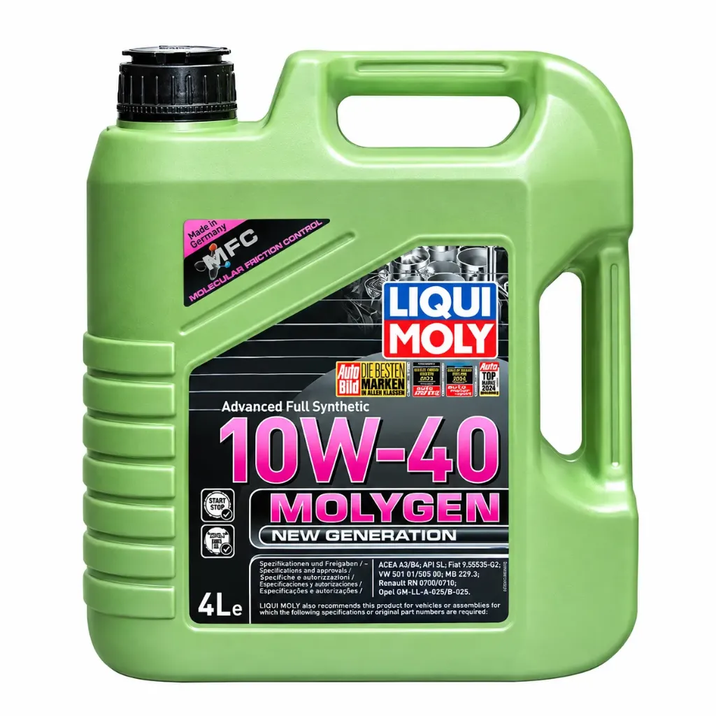 ACEITE DE MOTOR 10W-40 MOLYGEN NEW GENERATION x 4l - LIQUI MOLY 