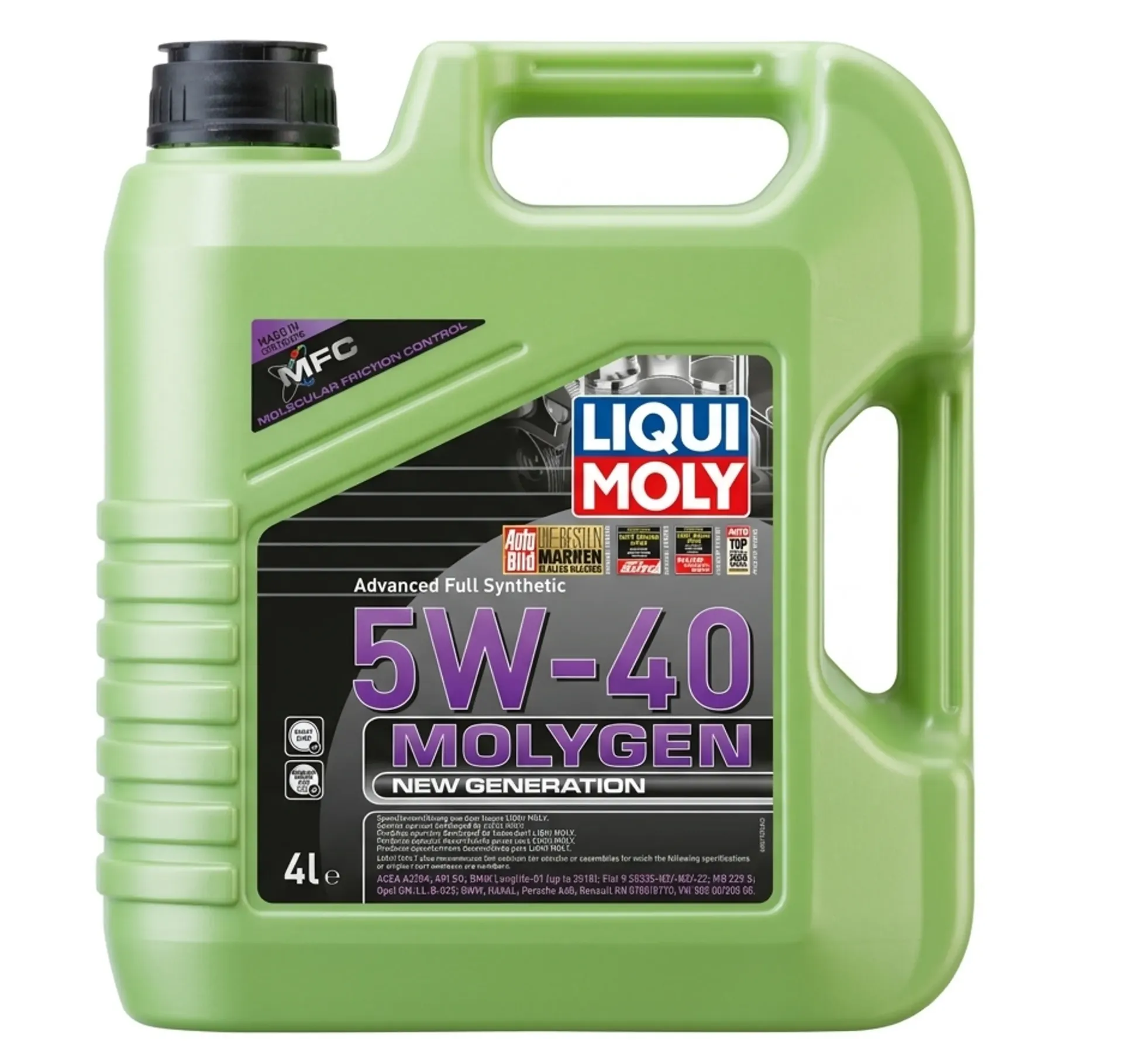[LM8578] ACEITE DE MOTOR 5W-40 MOLYGEN NEW GENERATION x 4l - LIQUI MOLY  