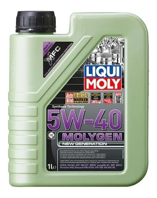[LM8576] ACEITE DE MOTOR 5W-40 MOLYGEN NEW GENERATION x 1l - LIQUI MOLY 
