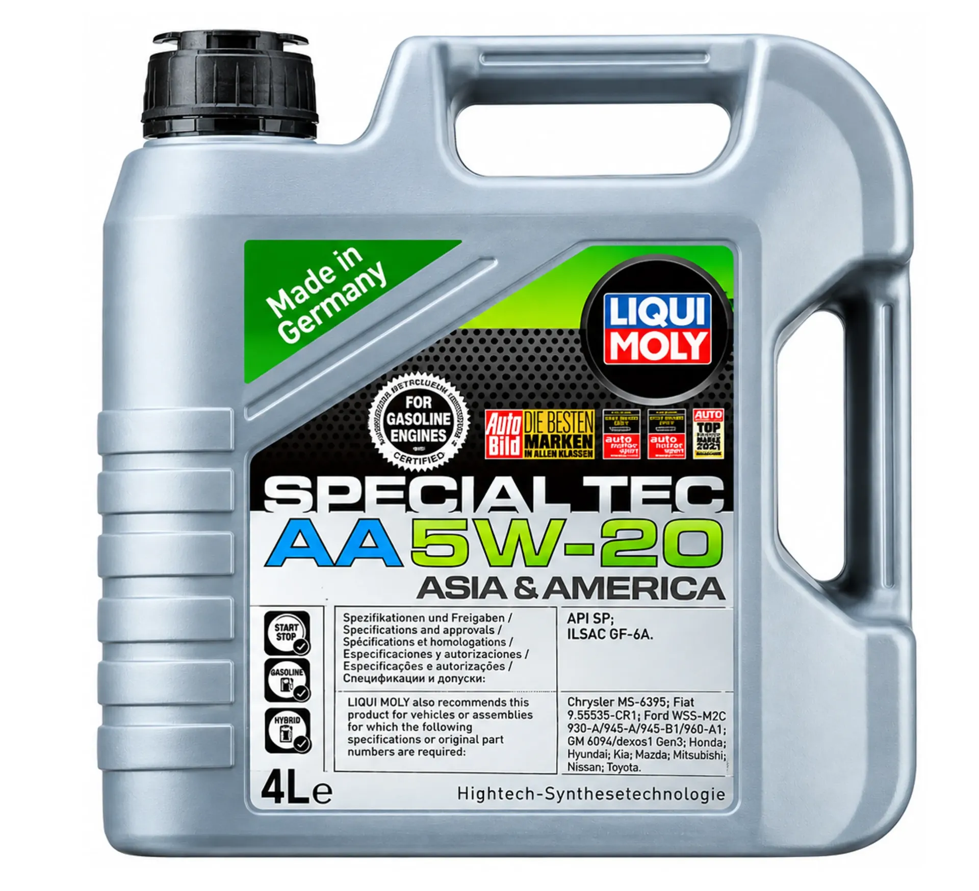 [LM7658] ACEITE DE MOTOR 5W-20 x 4l SPECIAL TEC AA- LIQUI MOLY