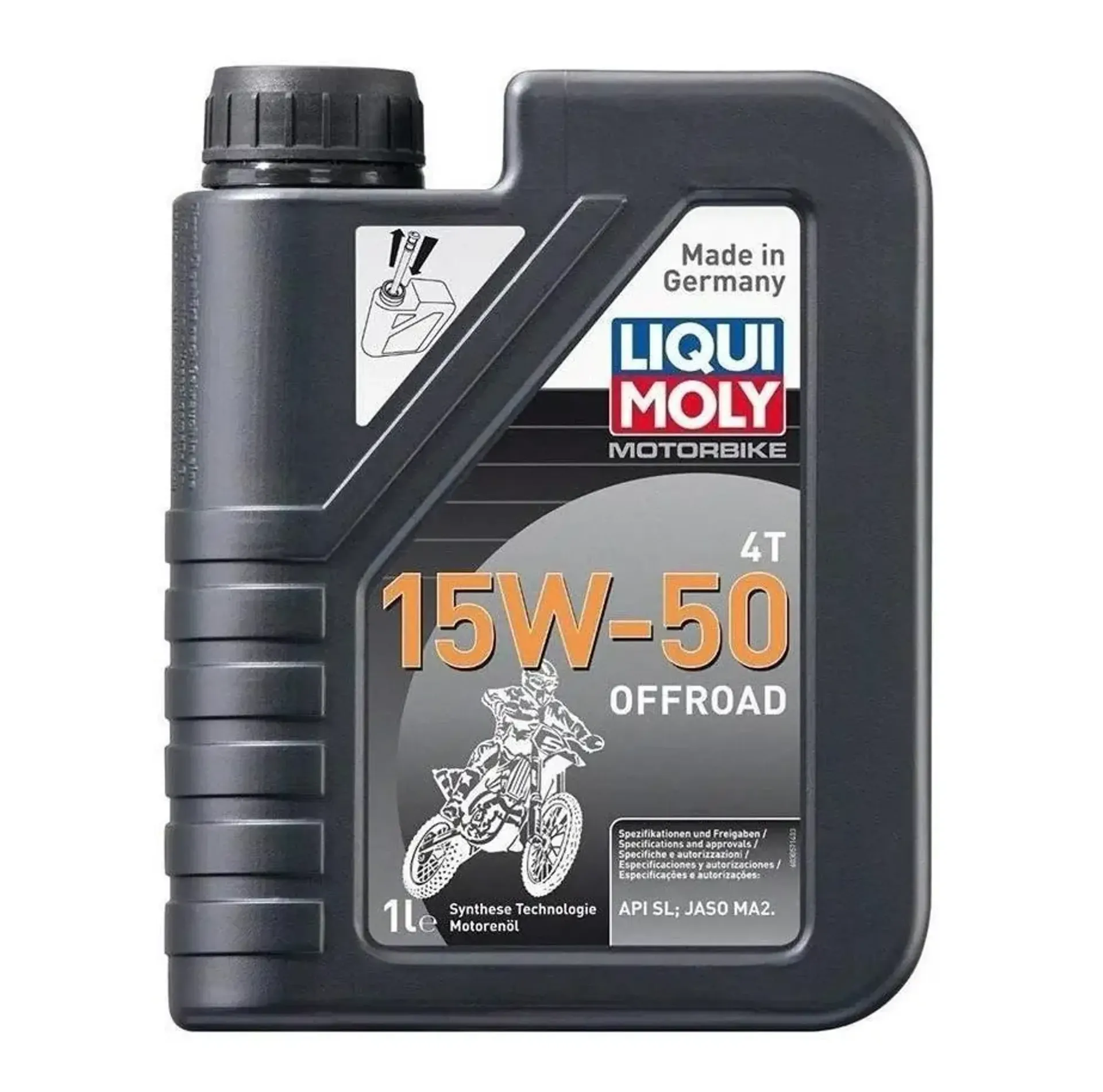 [LM3057] ACEITE DE MOTOR 15W-50, MOTORBIKE 4T OFFROAD x 1l - LIQUI MOLY