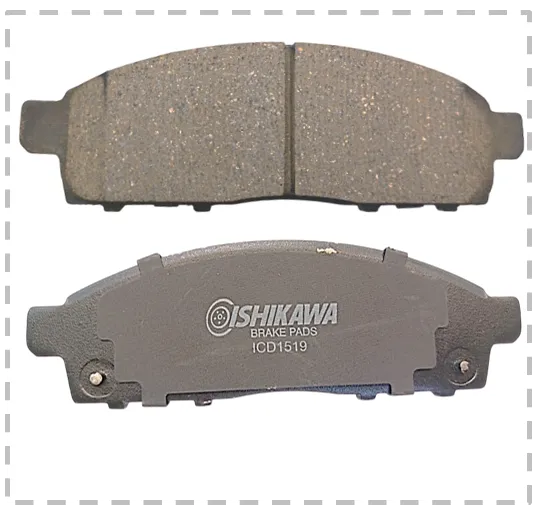 JGO. PASTILLAS DE FRENO DEL., MITSUBISHI (L200 94/06) - ISHIKAWA