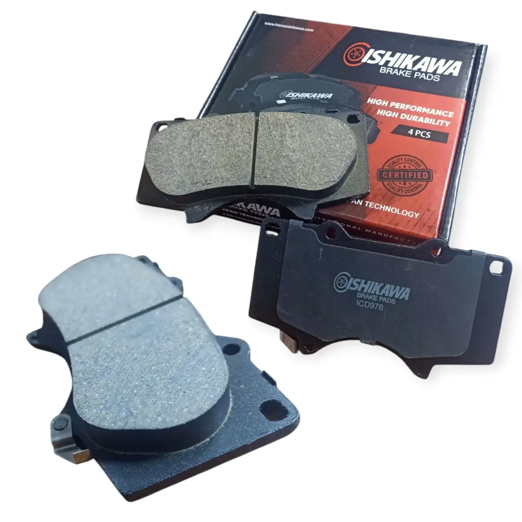JGO. PASTILLAS DE FRENO DELANTERAS, TOYOTA (HILUX 1KD/2KD/1GD/2GD) - ISHIKAWA
