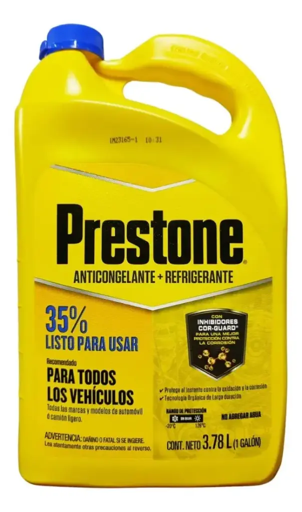 [AF12035M] REFRIGERANTE AMARILLO 35% COR-GUARD x 4l - PRESTONE