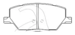 PASTILLA DE FRENO AFD1811C (STREET CERAMIC) - JEEP RENEGADE 16> COMPASS 18> FIAT 500X 16> VW ATLAS 18> 141MM - ABSOLUTE