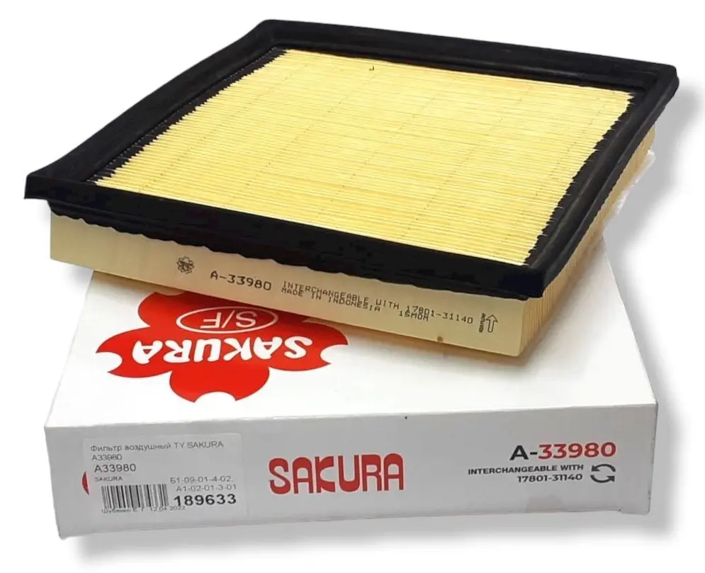 FILTRO DE AIRE, DODGE (DURANGO) / JEEP (GRAND CHEROKEE), LEXUS, TOYOTA (Highlander) - SAKURA