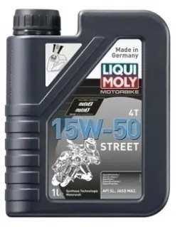 ACEITE DE MOTOR 15W-50 x 1l / MOTORBIKE STREET 4T - LIQUI MOLY