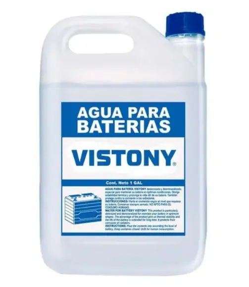 AGUA PARA BATERÍA x 4l - VISTONY