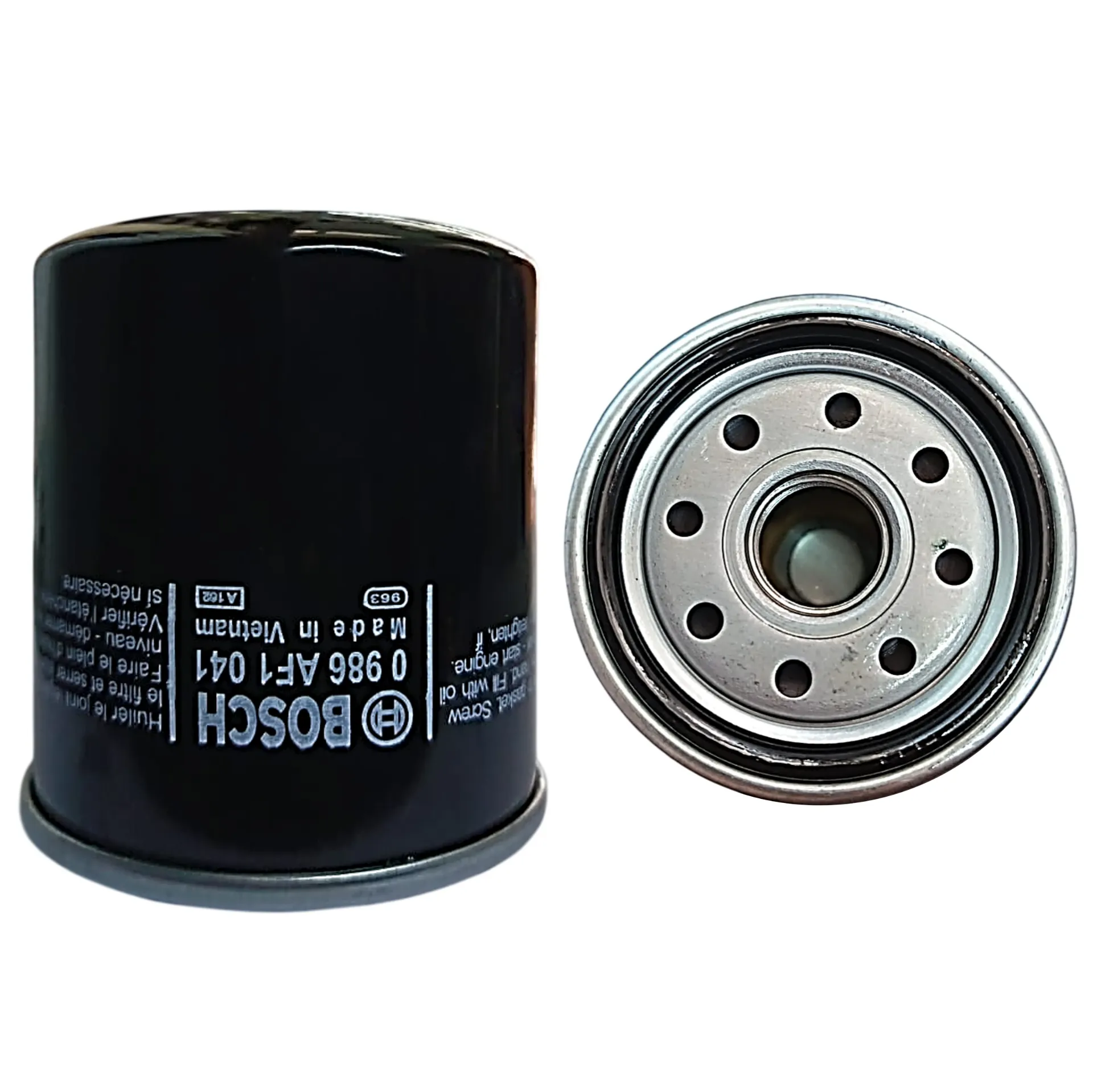 FILTRO DE ACEITE 3/4"-16, TOYOTA (ALTIS, COROLLA 1.3 1.6 1.8, VIOS 1.5 YARIS, TERCEL), GEELY, MAZDA (CX3 - 2026) - BOSCH