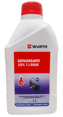 [30892 150 151] REFRIGERANTE ORGANICO 33% VERDE 1L - WURTH