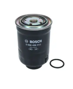 [D 0513] FILTRO DE COMBUSTIBLE, MITSUBISHI (DELICA, L200) / TOYOTA (2C, 3C, 2L, 3L) - BOSCH