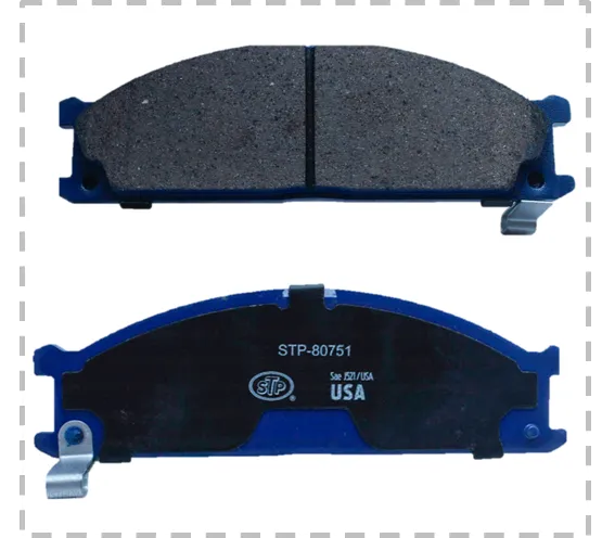 JGO. PASTILLAS DE FRENO DEL., NISSAN (FIERA, FRONTIER, PATHFINDER, TERRANO, URVAN),CERAMICA/ STP80751 - STP