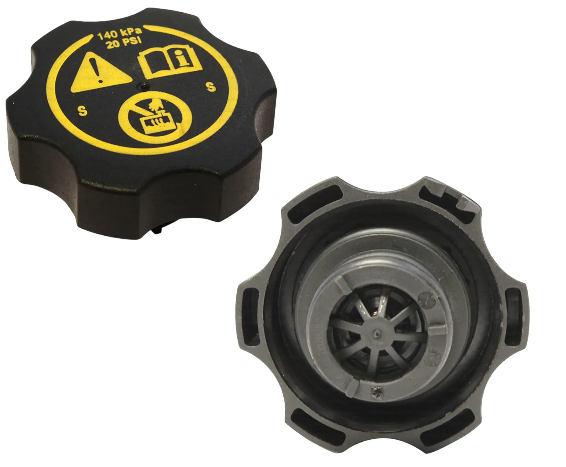 TAPA DEPOSITO RADIADOR AUXILIAR, CHEVROLET (SAIL, CRUZE, SONIC, SPARK, TRACKER) - DCROER