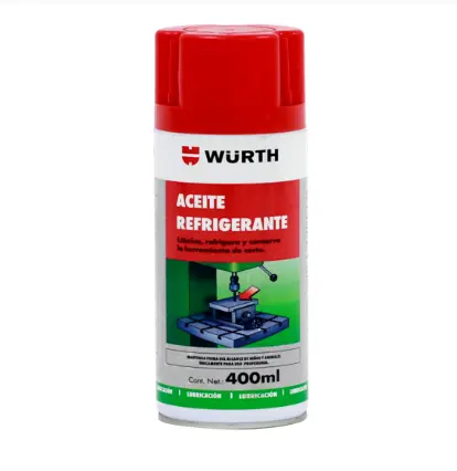ACEITE REFRIGERANTE CORTE Y TALADRO x 400ml - WURTH