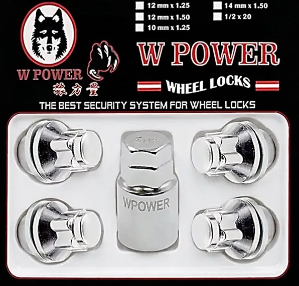 KIT DE SEGURO MAGNESIO ARANDELA (4+1) 12x1.50 - WHEEL LOCKS