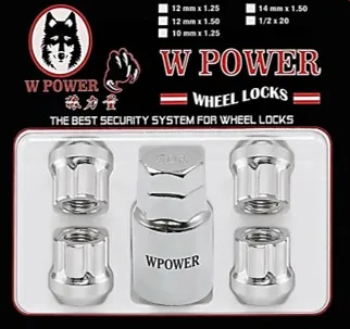 [0107KP416CL] KIT DE SEGUROS PASANTE (4+1) 12x1.25 205 - WHEEL LOCKS