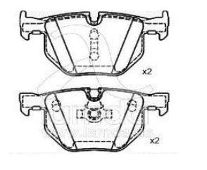 [AFD1042SP] PASTILLA DE FRENO AFD1042SP (SPORT CERAMIC) - BMW X5 - X6 07-14 (POSTERIOR) 121.8MM