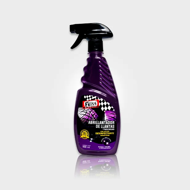 [F-A0501-G] ABRILLANTADOR DE LLANTAS Y PARACHOQUES x 500ml CON GATILLO - FRISS LINE