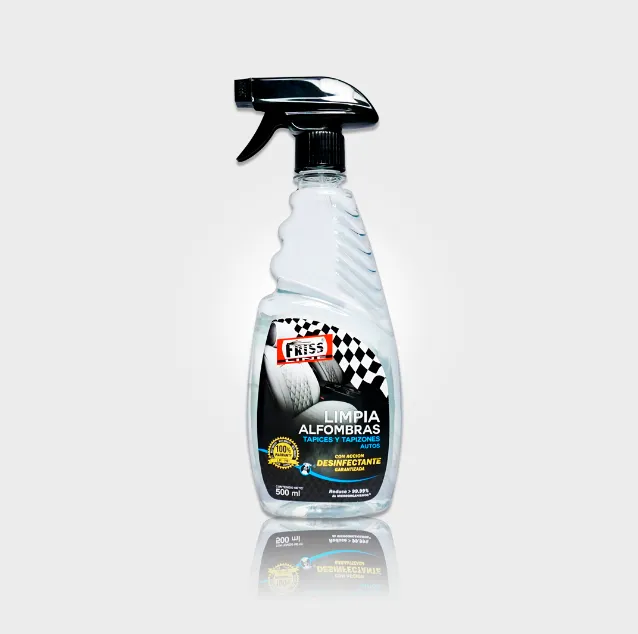 LIMPIA ALFOMBRAS, TAPICES Y TAPIZONES AUTOS x 500ml CON GATILLO - FRISS LINE