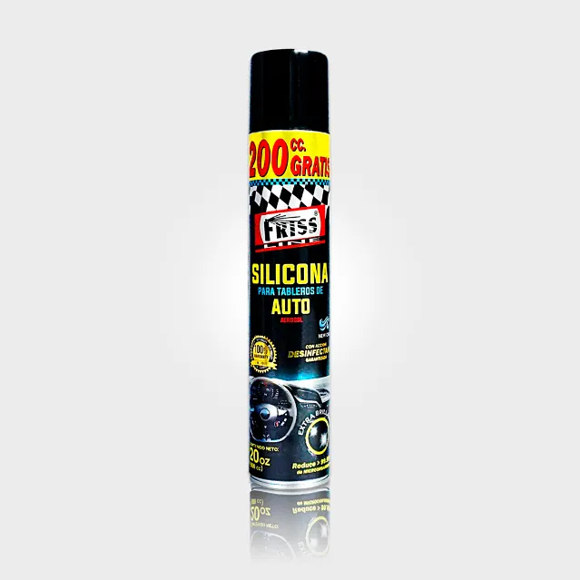 [F-A0648-A] SILICONA PARA TABLEROS DE AUTO NEW CARS x 500ml AEROSOL - FRISS LINE