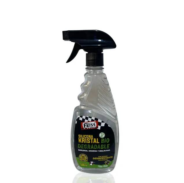 [F-A0582-G] SILICONA KRISTAL BIODEGRADABLE x 500ml CON GATILLO - FRISS LINE