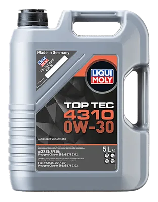 [LM2362] ACEITE DE MOTOR TOP TEC 4310, 0W-30 x 5l - LIQUI MOLY